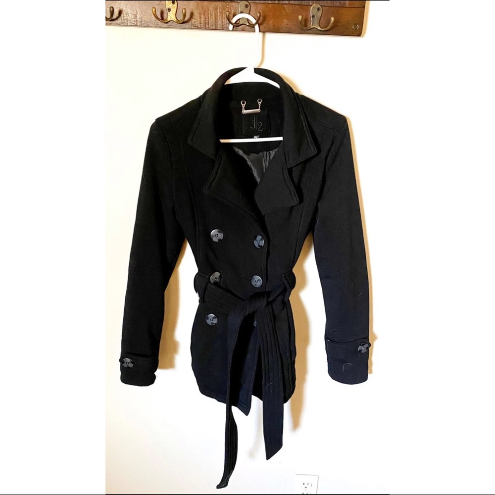 Forever 21 Black Peacoat Size Medium
